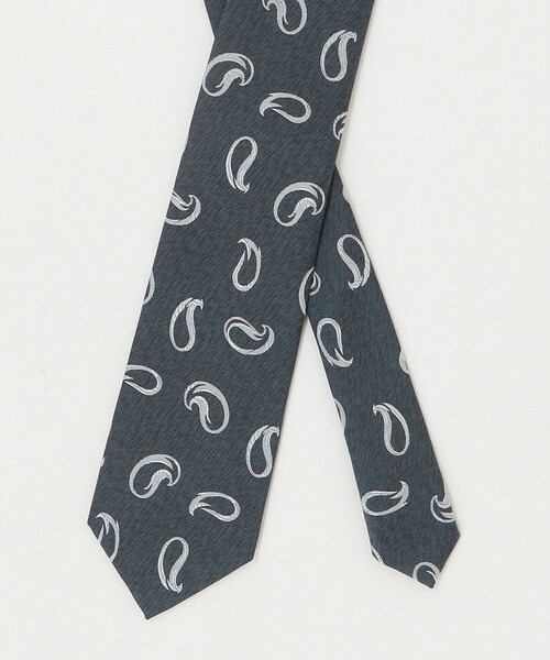 green label relaxing（グリーンレーベルリラクシング）の「GLR ジャパン ヴィンテージ 8.0cm ペイズリー ネクタイ（ネクタイ・メンズ・ピンク/ベージュ/ネイビー/ダークグレー・FREE）」の9枚目の写真