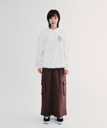 ISTKUNST（イストクンスト）の「MAXI CARGO SWEAT SKIRT_BROWN(IK2EFFPA02A)（スカート）」