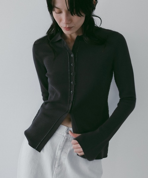 Linking Knit Shirts（シャツ/ブラウス）｜anuke（アンヌーク）の