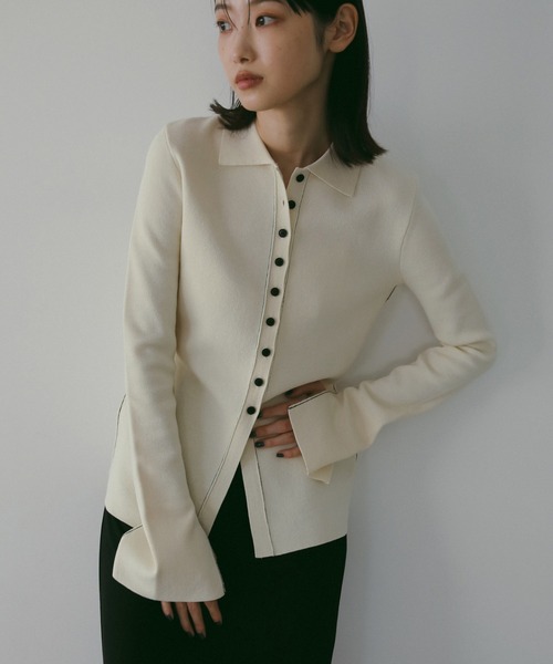 Linking Knit Shirts（シャツ/ブラウス）｜anuke（アンヌーク）の