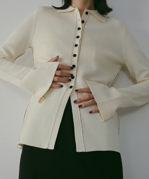 Linking Knit Shirts（シャツ/ブラウス）｜anuke（アンヌーク）の