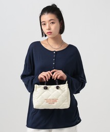 BAYFLOW | [軽量キルト素材]刺繍ロゴキルトショルダー(ショルダーバッグ)