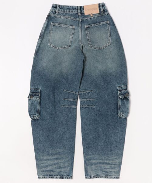 Desigual(デシグアル)の「【Desigual × EGONLAB】立体ポケットとウォッシュ加工 バルーンカットデニムパンツ ストリート×韓国ファッション 2026年春夏 新作(デニムパンツ・レディース・ブルー・XS)」の6枚目の写真