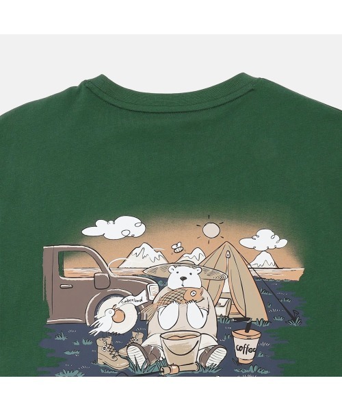 Timberland(ティンバーランド)の「ベア フィッシュ グラフィック Tシャツ ユニセックス(Tシャツ/カットソー・メンズ・ベージュ・LARGE/MEDIUM/SMALL/X-LARGE)」の4枚目の写真
