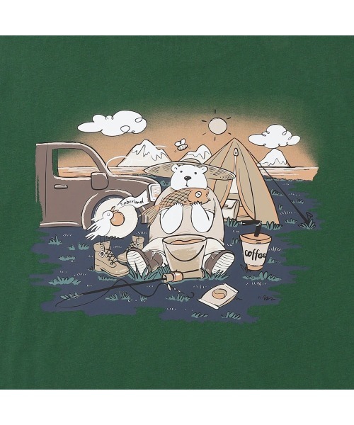 Timberland(ティンバーランド)の「ベア フィッシュ グラフィック Tシャツ ユニセックス(Tシャツ/カットソー・メンズ・ベージュ・LARGE/MEDIUM/SMALL/X-LARGE)」の8枚目の写真
