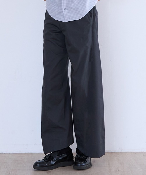 YUKI HASHIMOTO（ユウキハシモト）の「YUKI HASHIMOTO REVERSE TWISTED WORK PANTS (PT-01-0006)（その他パンツ・メンズ・ブラック/グレー・46/44/48）」の2枚目の写真