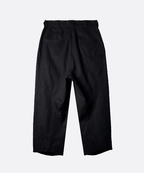 YUKI HASHIMOTO（ユウキハシモト）の「YUKI HASHIMOTO REVERSE TWISTED WORK PANTS (PT-01-0006)（その他パンツ・メンズ・ブラック/グレー・46/44/48）」の3枚目の写真