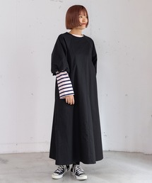 POU DOU DOU（プードゥドゥ）の「バルーン袖ワンピース（ワンピース）」