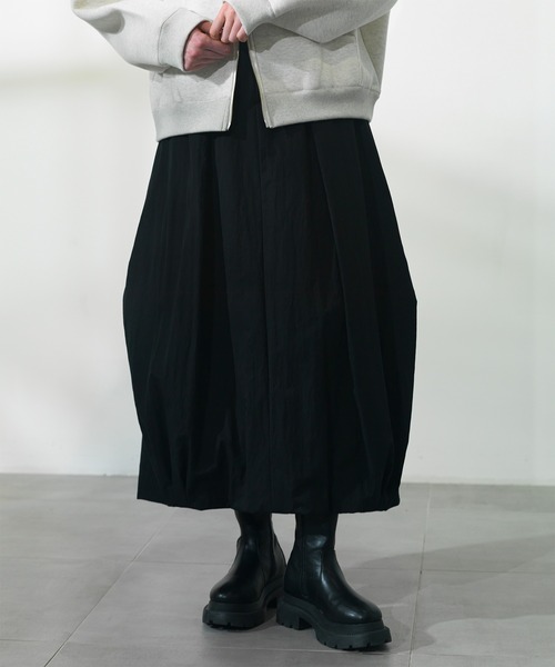 CITY TOKYO(シティトウキョウ)の「【CITY TOKYO/シティートウキョウ】フレアバルーンスカート(スカート・レディース・ブラック・1/2)」の1枚目の写真