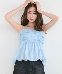 Tiny EDEN（タイニーエデン）の「【セットアップ対応】シャギーフリンジキャミソール（キャミソール）」