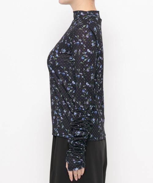 HARE（ハレ）の「フラワードットガラカットソー(HARE)（Tシャツ/カットソー・レディース・ブルー/イエロー/パープル・FREE）」の20枚目の写真