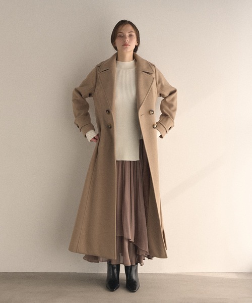 MIELI INVARIANT（ミエリインヴァリアント）の「Milfull Frill Knit Tops（ニット/セーター・レディース・ブラック/グレー・FREE）」の10枚目の写真