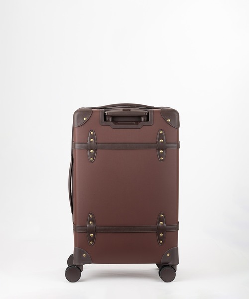 WORLD TRUNK(ワールドトランク)の「7110-58 トランク風ファスナータイプ(スーツケース/キャリーバッグ・レディース・ブラウン/アイボリー・FREE)」の5枚目の写真