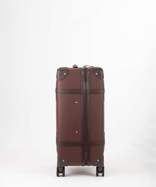 WORLD TRUNK(ワールドトランク)の「7110-58 トランク風ファスナータイプ(スーツケース/キャリーバッグ・レディース・ブラウン/アイボリー・FREE)」の7枚目の写真