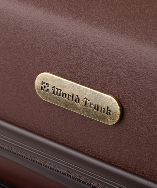 WORLD TRUNK(ワールドトランク)の「7110-58 トランク風ファスナータイプ(スーツケース/キャリーバッグ・レディース・ブラウン/アイボリー・FREE)」の11枚目の写真
