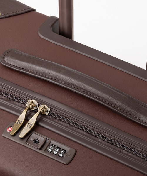 WORLD TRUNK(ワールドトランク)の「7110-58 トランク風ファスナータイプ(スーツケース/キャリーバッグ・レディース・ブラウン/アイボリー・FREE)」の13枚目の写真