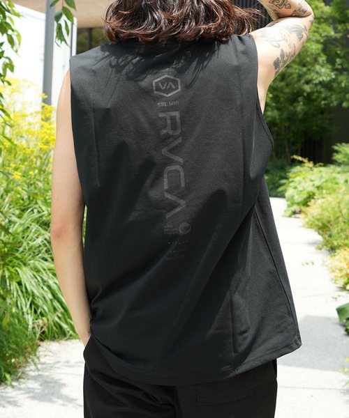 RVCA(ルーカ)の「RVCA メンズ STARIGHT WAY SFTT サーフタンクトップ 【2026年春夏モデル】/ルーカ吸水速乾UPF50+4WAYストレッチ マッスルタンク(タンクトップ・メンズ・ダークブルー/ホワイト/ブラック/グレー・X-LARGE/LARGE/MEDIUM/SMALL)」の2枚目の写真