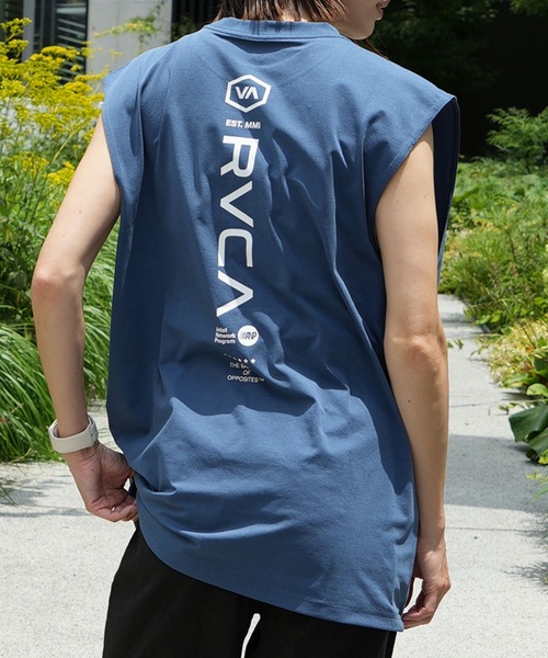 RVCA(ルーカ)の「RVCA メンズ STARIGHT WAY SFTT サーフタンクトップ 【2026年春夏モデル】/ルーカ吸水速乾UPF50+4WAYストレッチ マッスルタンク(タンクトップ・メンズ・ダークブルー/ホワイト/ブラック/グレー・X-LARGE/LARGE/MEDIUM/SMALL)」の4枚目の写真