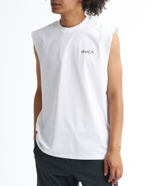 RVCA(ルーカ)の「RVCA メンズ STARIGHT WAY SFTT サーフタンクトップ 【2026年春夏モデル】/ルーカ吸水速乾UPF50+4WAYストレッチ マッスルタンク(タンクトップ・メンズ・ダークブルー/ホワイト/ブラック/グレー・X-LARGE/LARGE/MEDIUM/SMALL)」の13枚目の写真