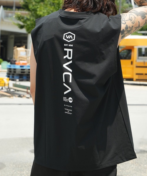 RVCA(ルーカ)の「RVCA メンズ STARIGHT WAY SFTT サーフタンクトップ 【2026年春夏モデル】/ルーカ吸水速乾UPF50+4WAYストレッチ マッスルタンク(タンクトップ・メンズ・ダークブルー/ホワイト/ブラック/グレー・X-LARGE/LARGE/MEDIUM/SMALL)」の7枚目の写真