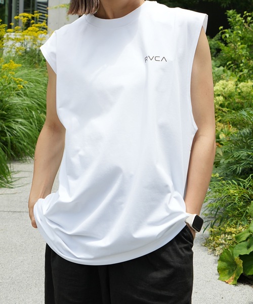 RVCA(ルーカ)の「RVCA メンズ STARIGHT WAY SFTT サーフタンクトップ 【2026年春夏モデル】/ルーカ吸水速乾UPF50+4WAYストレッチ マッスルタンク(タンクトップ・メンズ・ダークブルー/ホワイト/ブラック/グレー・X-LARGE/LARGE/MEDIUM/SMALL)」の15枚目の写真