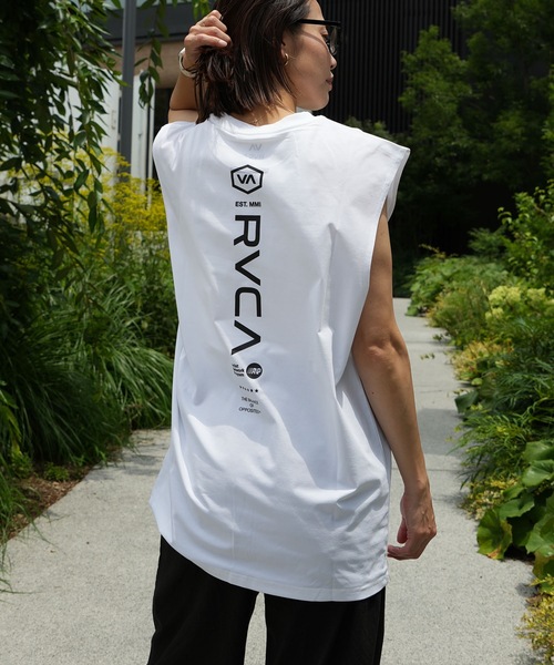 RVCA(ルーカ)の「RVCA メンズ STARIGHT WAY SFTT サーフタンクトップ 【2026年春夏モデル】/ルーカ吸水速乾UPF50+4WAYストレッチ マッスルタンク(タンクトップ・メンズ・ダークブルー/ホワイト/ブラック/グレー・X-LARGE/LARGE/MEDIUM/SMALL)」の16枚目の写真