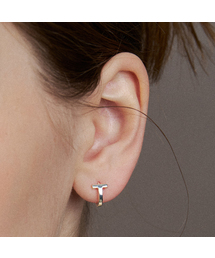 HEI（ヘイ）の「[sv925] T-line one-touch earring（ピアス（両耳用））」