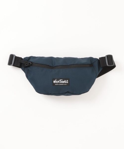 WILD THINGS（ワイルドシングス）の「【WILD THINGS】FANNY PACK M（ボディバッグ/ウエストポーチ・メンズ・ネイビー/ブラック/カーキ・ONE SIZE）」の3枚目の写真