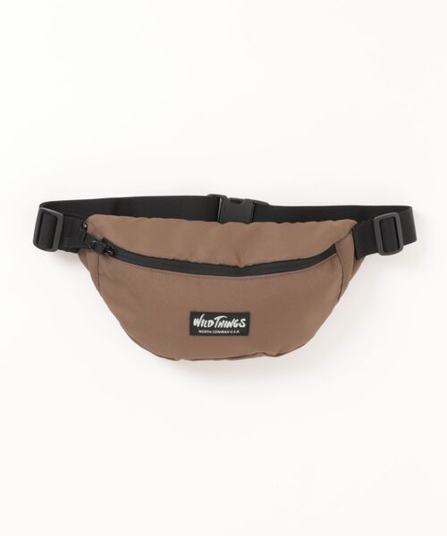 WILD THINGS（ワイルドシングス）の「【WILD THINGS】FANNY PACK M（ボディバッグ/ウエストポーチ・メンズ・ネイビー/ブラック/カーキ・ONE SIZE）」の2枚目の写真