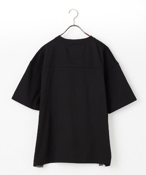 +phenix（プラスフェニックス）の「[＋phenix/プラスフェニックス] 別注 サイドメッシュ ベンチレーション ポケットTシャツ【追加】（Tシャツ/カットソー・メンズ・ブラック/ホワイト/グレー・XL/L/M）」の9枚目の写真