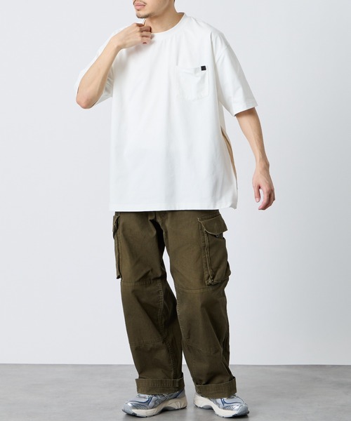 +phenix（プラスフェニックス）の「[＋phenix/プラスフェニックス] 別注 サイドメッシュ ベンチレーション ポケットTシャツ【追加】（Tシャツ/カットソー・メンズ・ブラック/ホワイト/グレー・XL/L/M）」の18枚目の写真