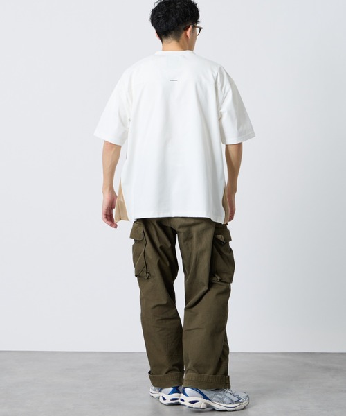 +phenix（プラスフェニックス）の「[＋phenix/プラスフェニックス] 別注 サイドメッシュ ベンチレーション ポケットTシャツ【追加】（Tシャツ/カットソー・メンズ・ブラック/ホワイト/グレー・XL/L/M）」の20枚目の写真