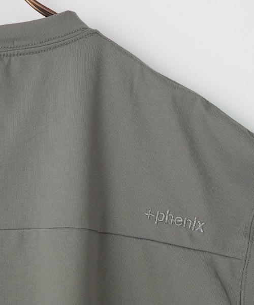 +phenix（プラスフェニックス）の「[＋phenix/プラスフェニックス] 別注 サイドメッシュ ベンチレーション ポケットTシャツ【追加】（Tシャツ/カットソー・メンズ・ブラック/ホワイト/グレー・XL/L/M）」の5枚目の写真