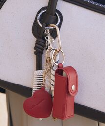 earth music&ecology（アースミュージックアンドエコロジー）の「リップケース付きマルチハートチャーム（キーホルダー）」