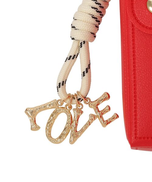 earth music&ecology(アースミュージックアンドエコロジー)の「リップケース付きマルチハートチャーム(キーホルダー・レディース・ブラック/レッド・FREE)」の9枚目の写真