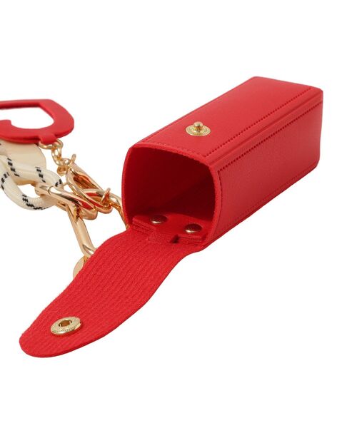 earth music&ecology(アースミュージックアンドエコロジー)の「リップケース付きマルチハートチャーム(キーホルダー・レディース・ブラック/レッド・FREE)」の12枚目の写真