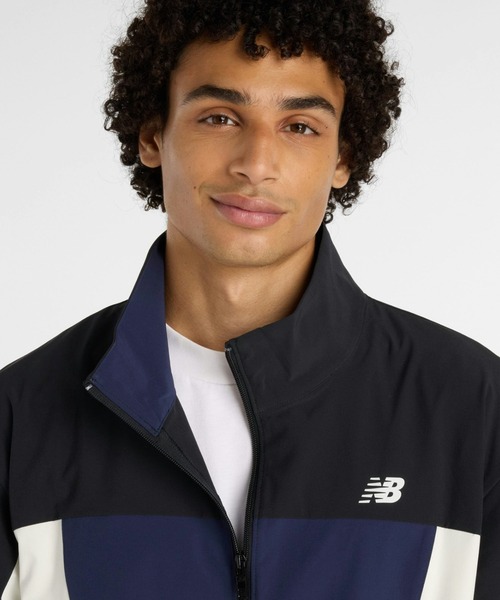NEW BALANCE(ニューバランス)の「ニューバランス New Balance ウーブントラックジャケット(ジャージ・メンズ・グレー/ネイビー/ブラック・M/L/LL/S/3L)」の6枚目の写真