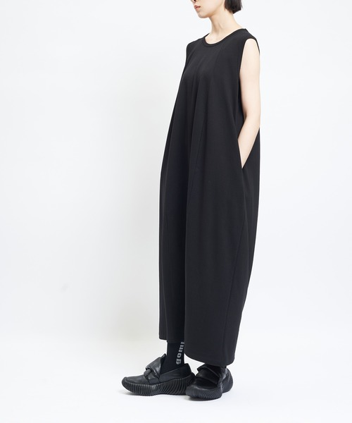 gomme（ゴム）の「ドレープロングワンピース（ワンピース・レディース・ブラック・MEDIUM）」の3枚目の写真