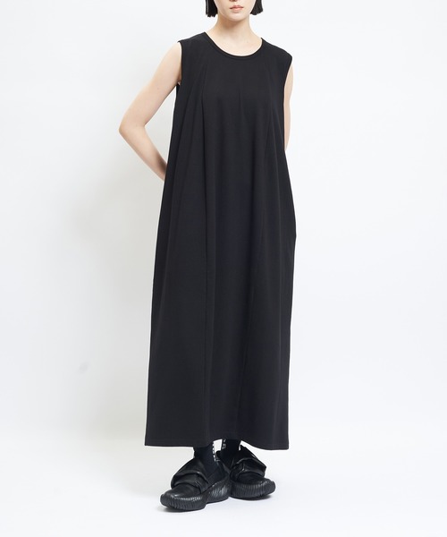 gomme（ゴム）の「ドレープロングワンピース（ワンピース・レディース・ブラック・MEDIUM）」の2枚目の写真