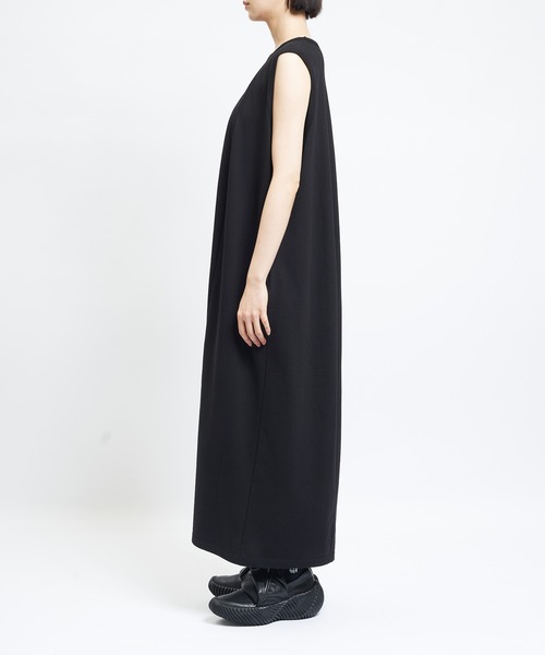 gomme（ゴム）の「ドレープロングワンピース（ワンピース・レディース・ブラック・MEDIUM）」の7枚目の写真