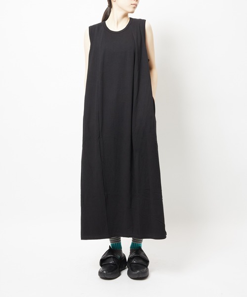 gomme（ゴム）の「ドレープロングワンピース（ワンピース・レディース・ブラック・MEDIUM）」の19枚目の写真