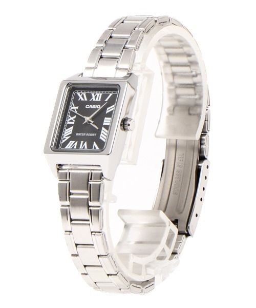 CASIO(カシオ)の「【CASIO】クラシックメタルスクエア(アナログ腕時計・レディース・ピンク/ブラック/ブルー/シルバー/ブラック系その他/シルバー系その他・FREE)」の1枚目の写真
