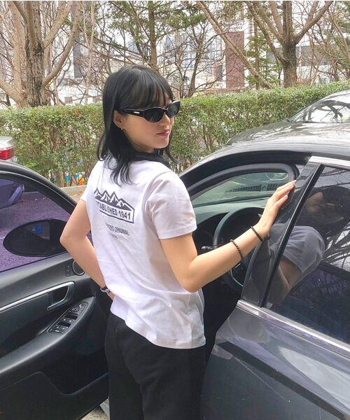 JEEP（ジープ）の「[レディース] M-ロゴグラフィック半袖Tシャツ (JR5TSF173WH)（Tシャツ/カットソー・レディース・その他・SMALL/MEDIUM/LARGE/X-LARGE/X-SMALL/2XL）」の12枚目の写真