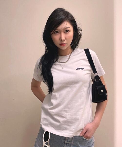 JEEP（ジープ）の「[レディース] M-ロゴグラフィック半袖Tシャツ (JR5TSF173WH)（Tシャツ/カットソー・レディース・その他・SMALL/MEDIUM/LARGE/X-LARGE/X-SMALL/2XL）」の13枚目の写真