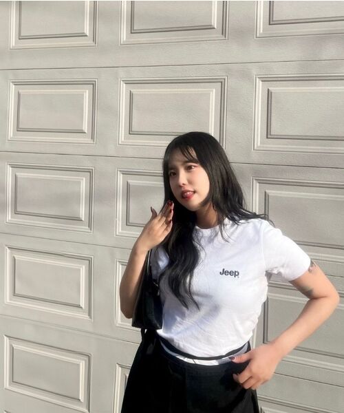 JEEP（ジープ）の「[レディース] M-ロゴグラフィック半袖Tシャツ (JR5TSF173WH)（Tシャツ/カットソー・レディース・その他・SMALL/MEDIUM/LARGE/X-LARGE/X-SMALL/2XL）」の14枚目の写真