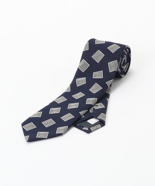 EDIFICE（エディフィス）の「AX スクエアコモンタイ（ネクタイ・メンズ・ピンク/ブラウン/ネイビー・FREE）」の9枚目の写真