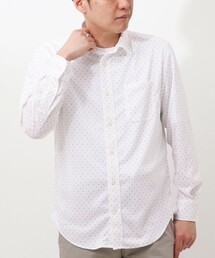 NOLLEY'S LIGHT（ノーリーズライト）の「《ビジカジ対応》カノコプリント レギュラーシャツ（シャツ/ブラウス）」