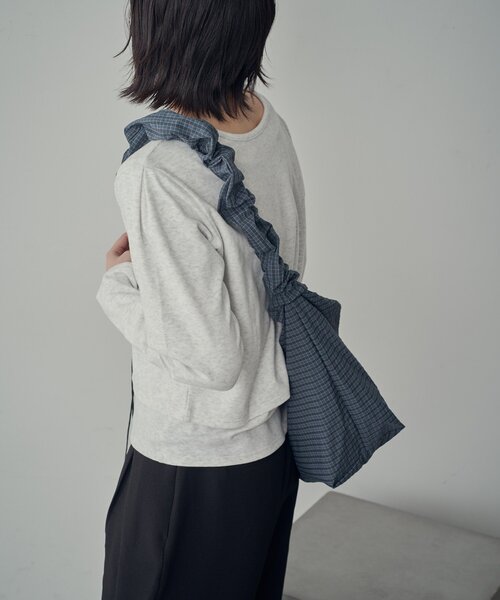 goocy（グーシー）の「チェックショルダーバッグ（ショルダーバッグ・レディース・ブラック/チャコールグレー・FREE）」の18枚目の写真