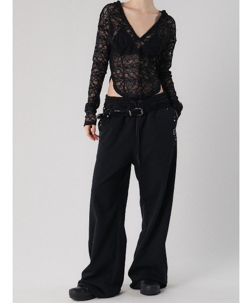 ELCHELE(エルチェレ)の「STUDS BELT(ベルト・レディース・ブラック・FREE)」の5枚目の写真