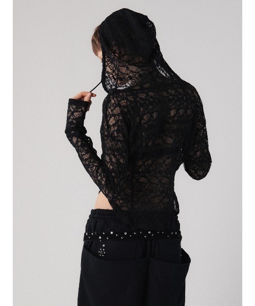ELCHELE(エルチェレ)の「STUDS BELT(ベルト・レディース・ブラック・FREE)」の4枚目の写真